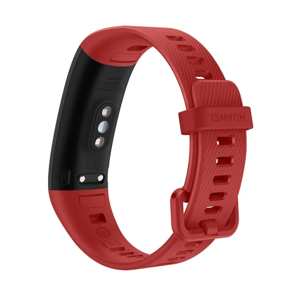 HUAWEI Band 4 Pro Smart Band Fitness Tracker with 0.95 Inch AMOLED Touchscreen, 24/7 Heart Rate Monitor, Indoor Outdoor Pro Tracking, Sleep Monitor, Built-in GPS, 5ATM Waterproof, Cinnabar Red