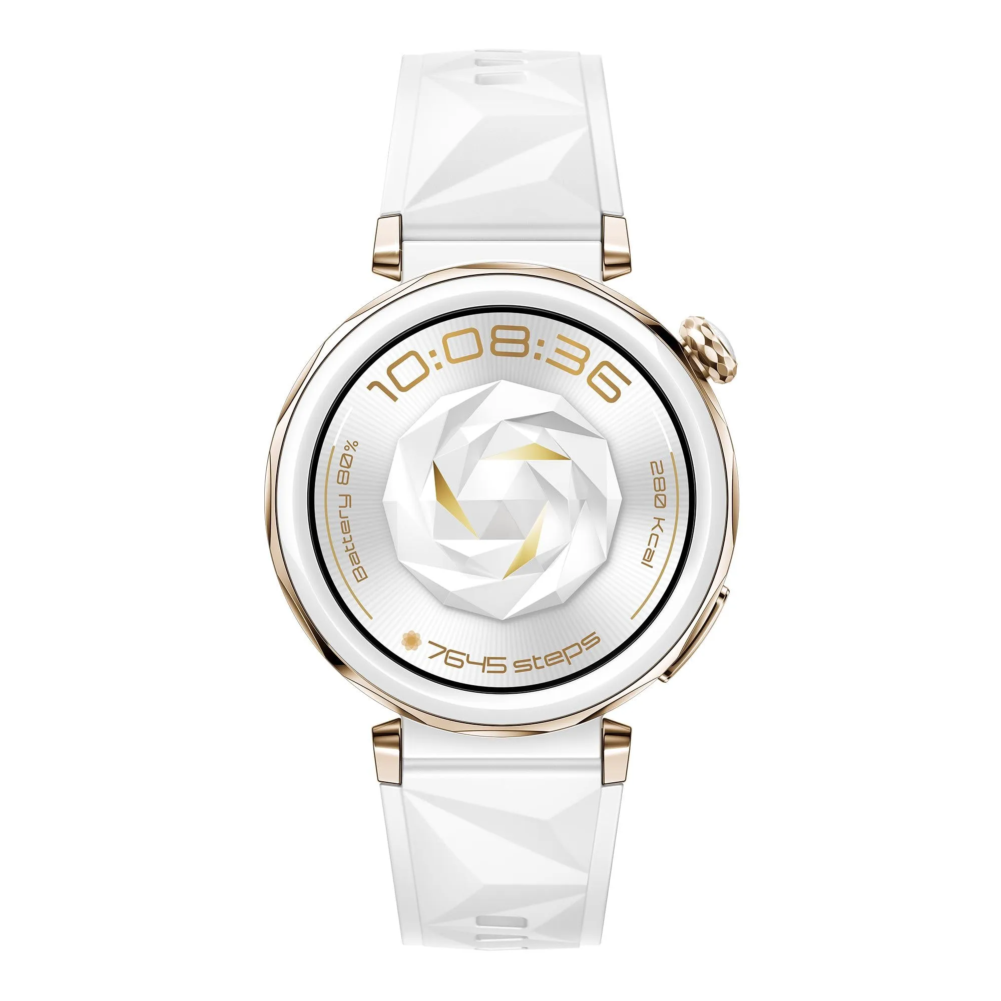 HUAWEI Watch GT 5 Pro 42 mm Smartwatch, Sharp-Edged Design, up to 7 Days Battery Life, Pro-Level Sports Watch, Health Tracking, Compatible with iOS and Android, White Fluroelastomer