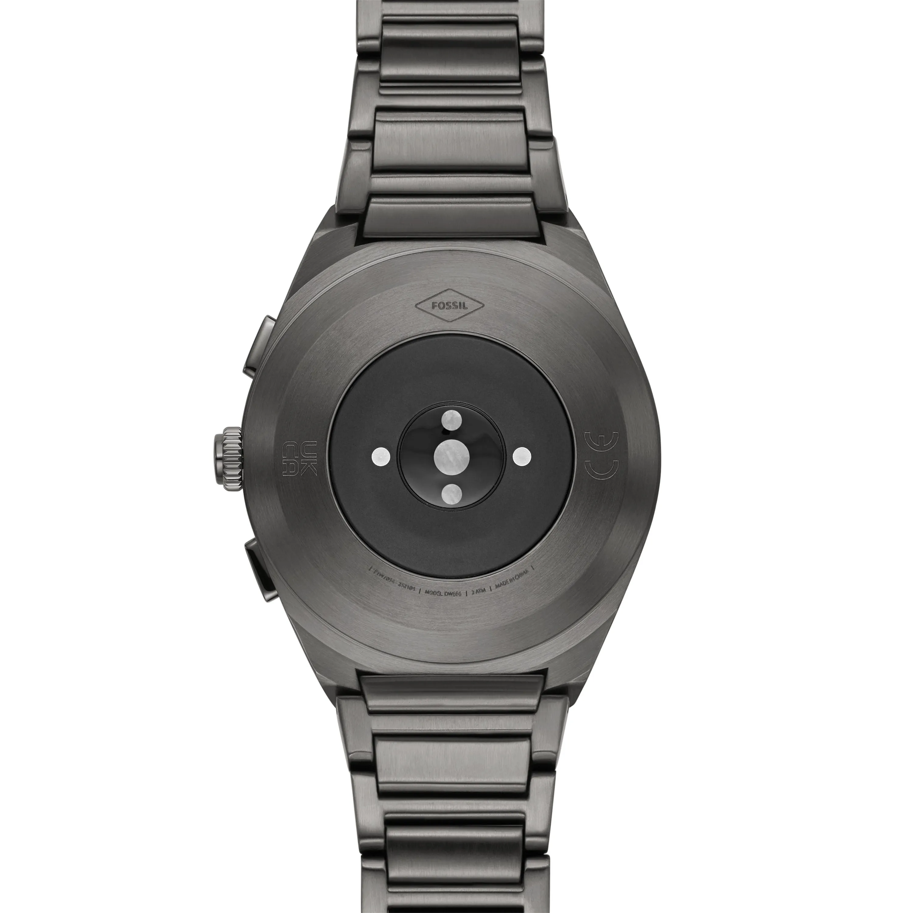 Hybrid Smartwatch HR Everett Smoke Stainless Steel
