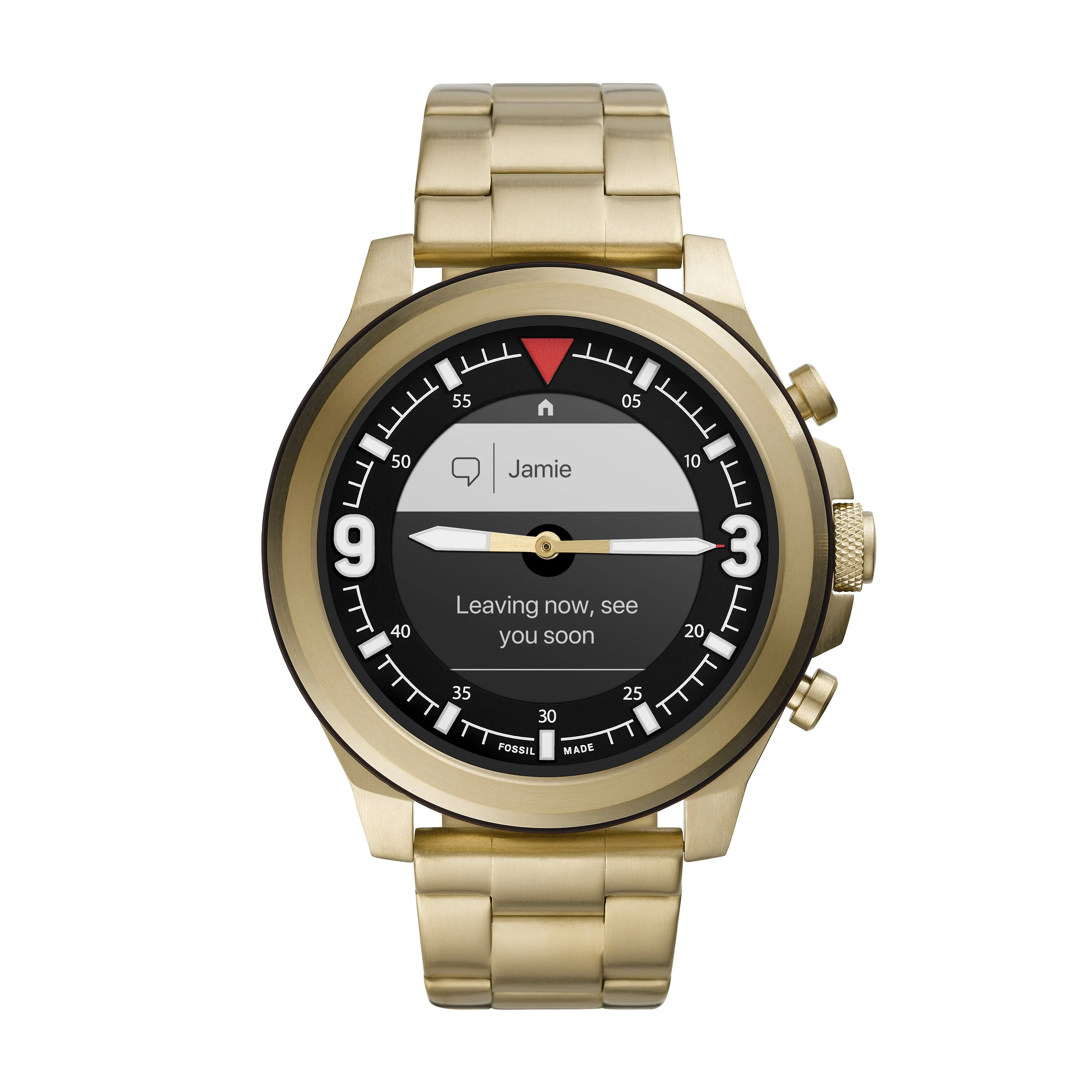 Hybrid Smartwatch HR Latitude Gold-Tone Stainless Steel