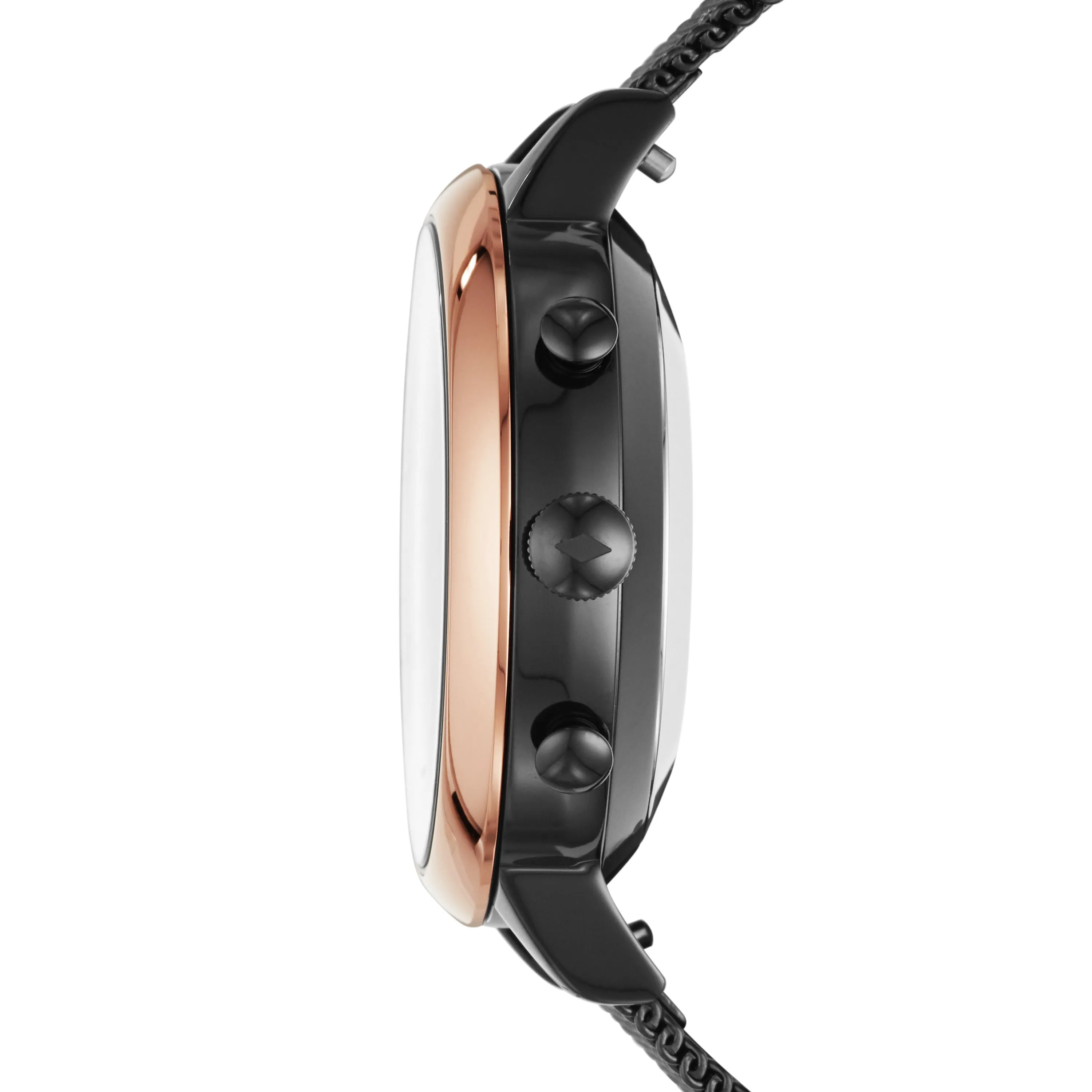 Hybrid Smartwatch Jacqueline Black Stainless Steel