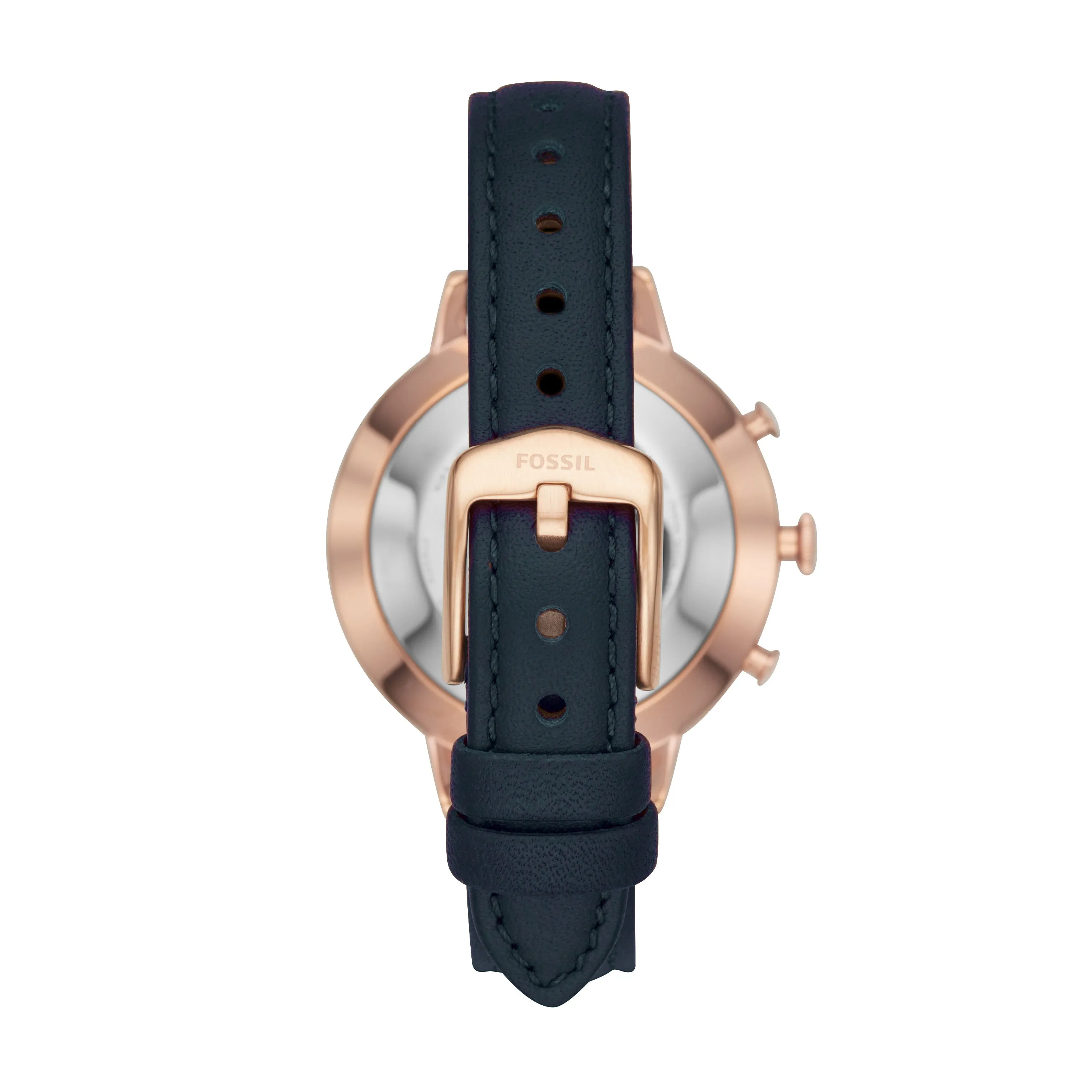 Hybrid Smartwatch Jacqueline Navy Leather
