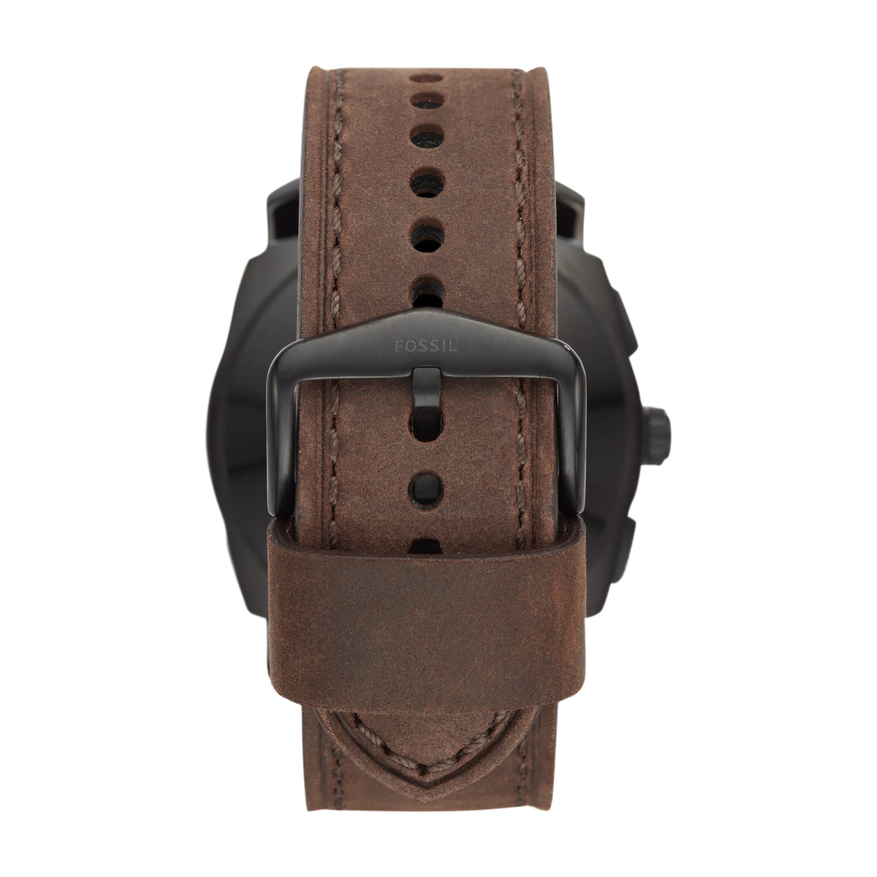 Hybrid Smartwatch Machine Dark Brown Leather