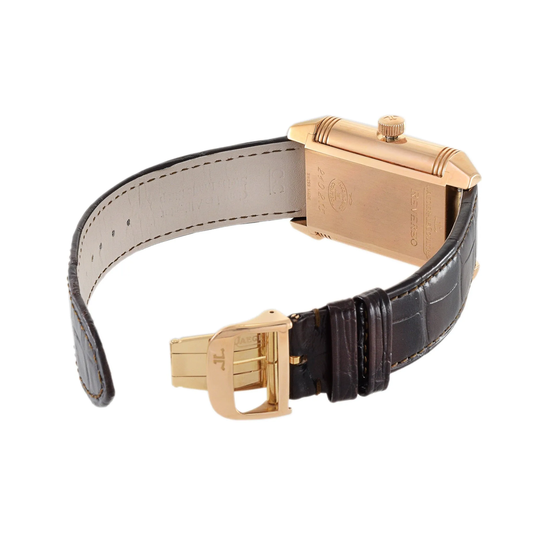 Jaeger-LeCoultre Reverso Reference 240.2.15 18K Rose Gold Display Back