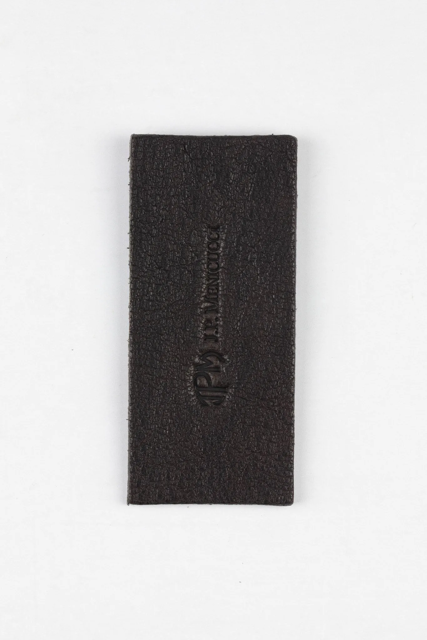 JPM Single Watch Leather Travel Pouch in BROWN