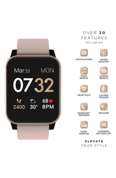 KENDALL   KYLIE   Smartwatch Bluetooth Headphone Set Rose/ Blush
