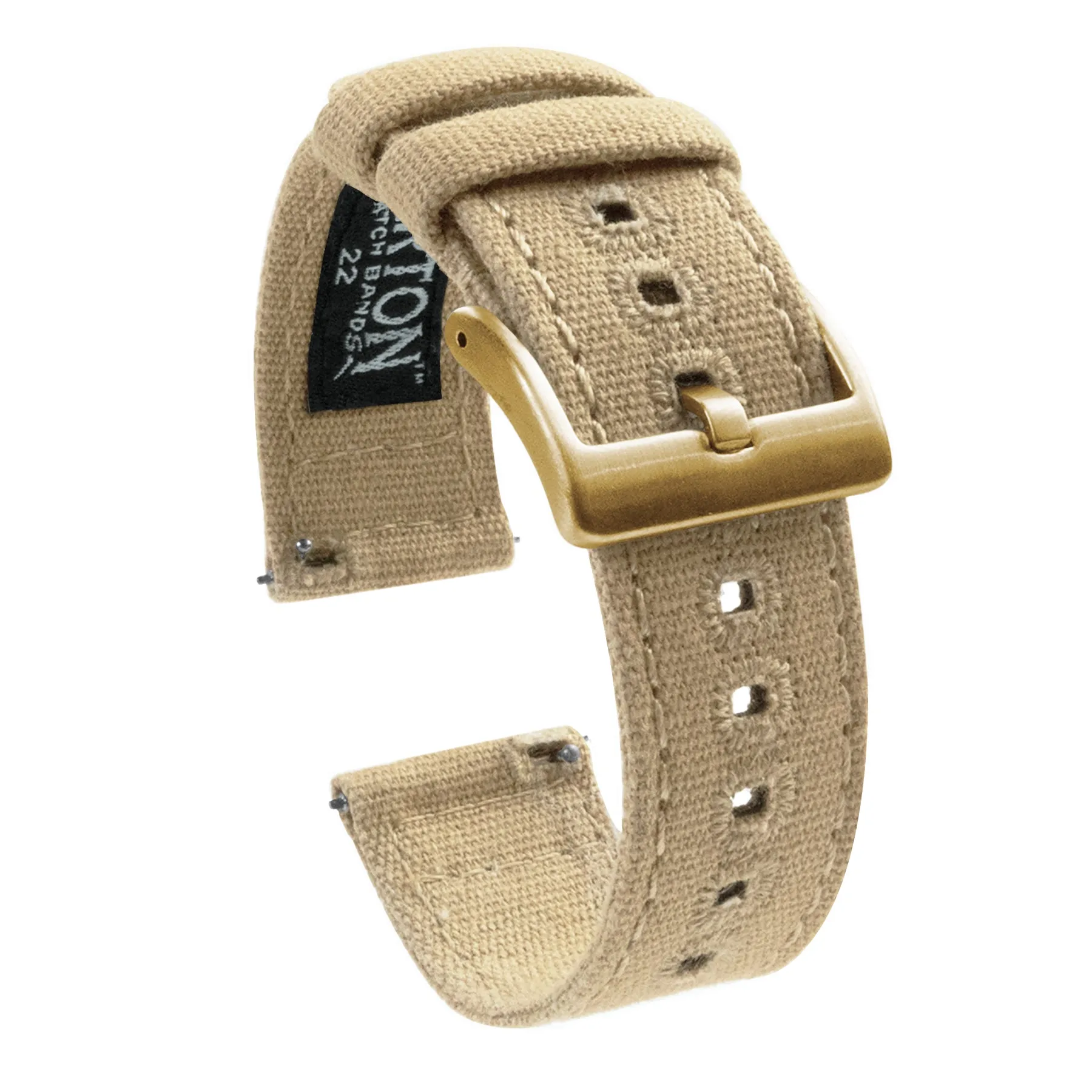 Khaki Crafted Canvas Watch Band (24mm SALE)