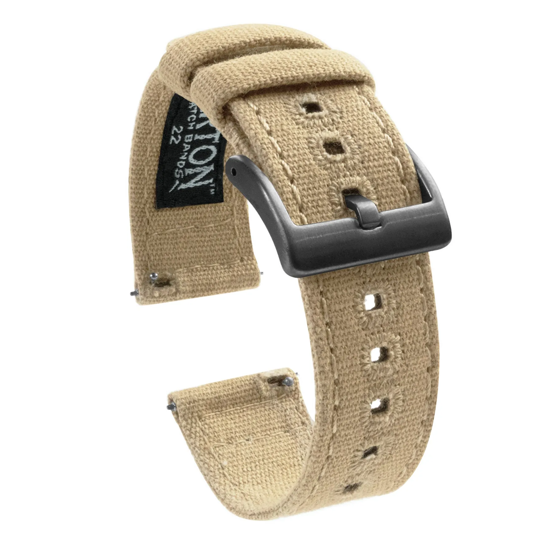 Khaki Crafted Canvas Watch Band (24mm SALE)