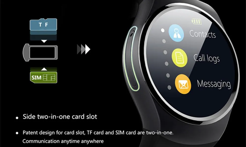 KW18 Pedometer Monitor Heart Rate Smartwatch