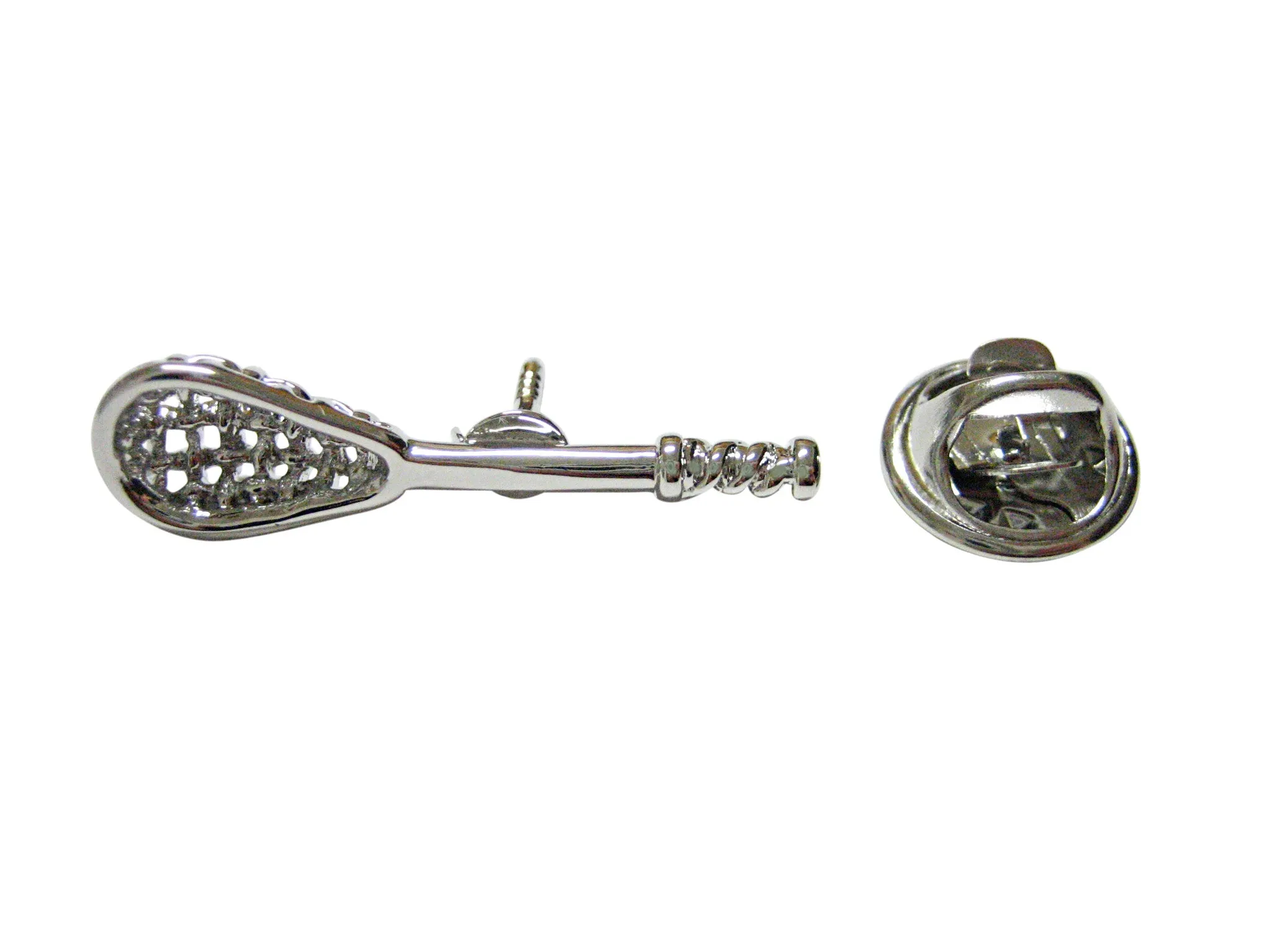 Lacrosse Stick Sport Lapel Pin