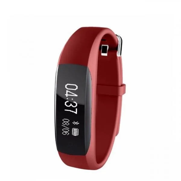 Lenovo HW01 PLUS Heart Rate Sleep Monitor Fitness Smart Watch for Phones Red
