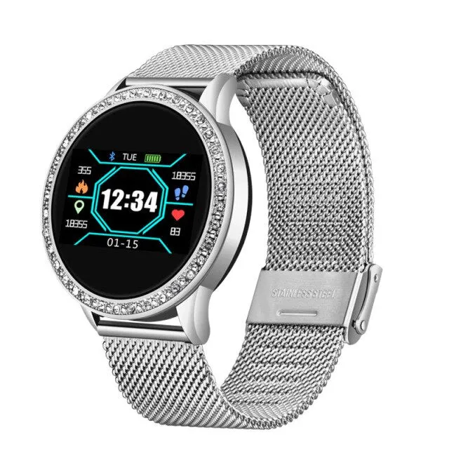 LIGE Ladies Smart Watch Women Blood Pressure Heart Rate Monitor Fitness tracker Sport Smart Band Alarm clock reminder Smartwatch