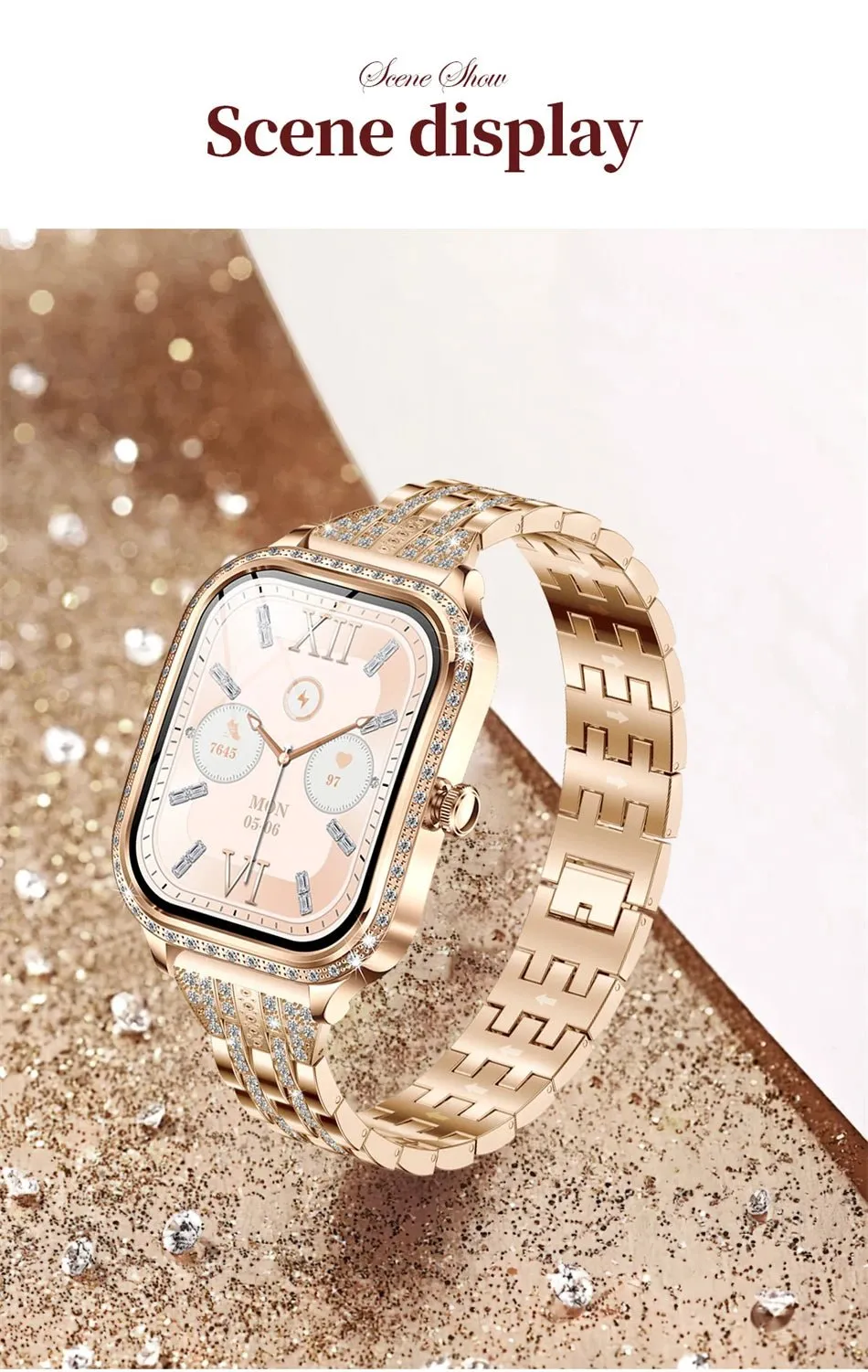 LIGE Smart Watches for Women Waterproof Bluetooth Call Fitness Tracker Smartwatch Mujer Digital Womens Watch Heart Rate Monitor