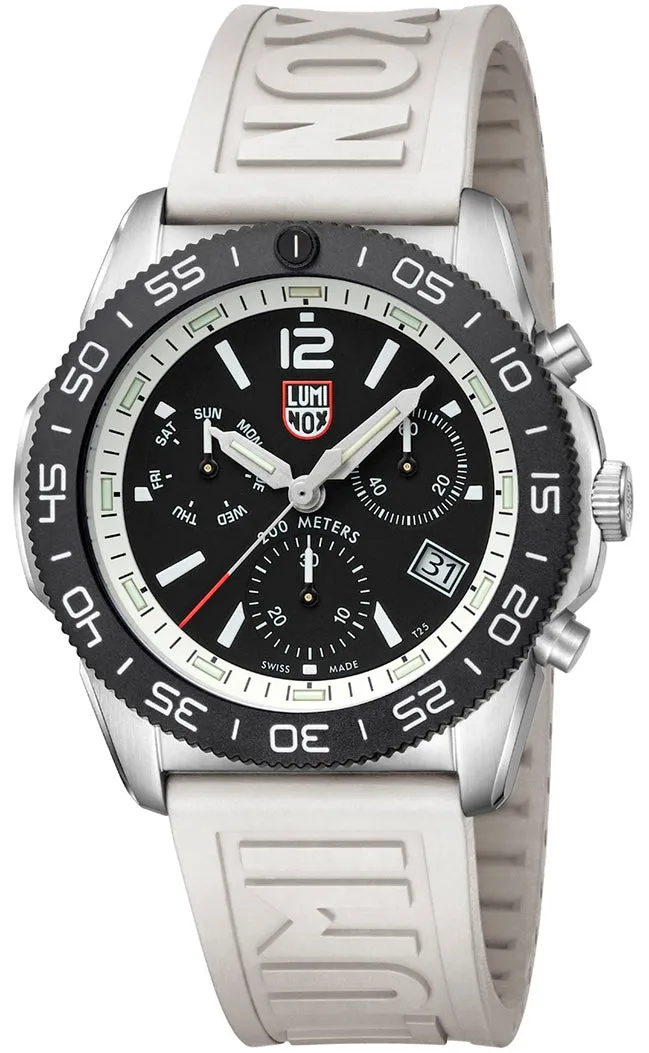 LMX Watch Sea Pacific Diver Chronograph 314 Black White