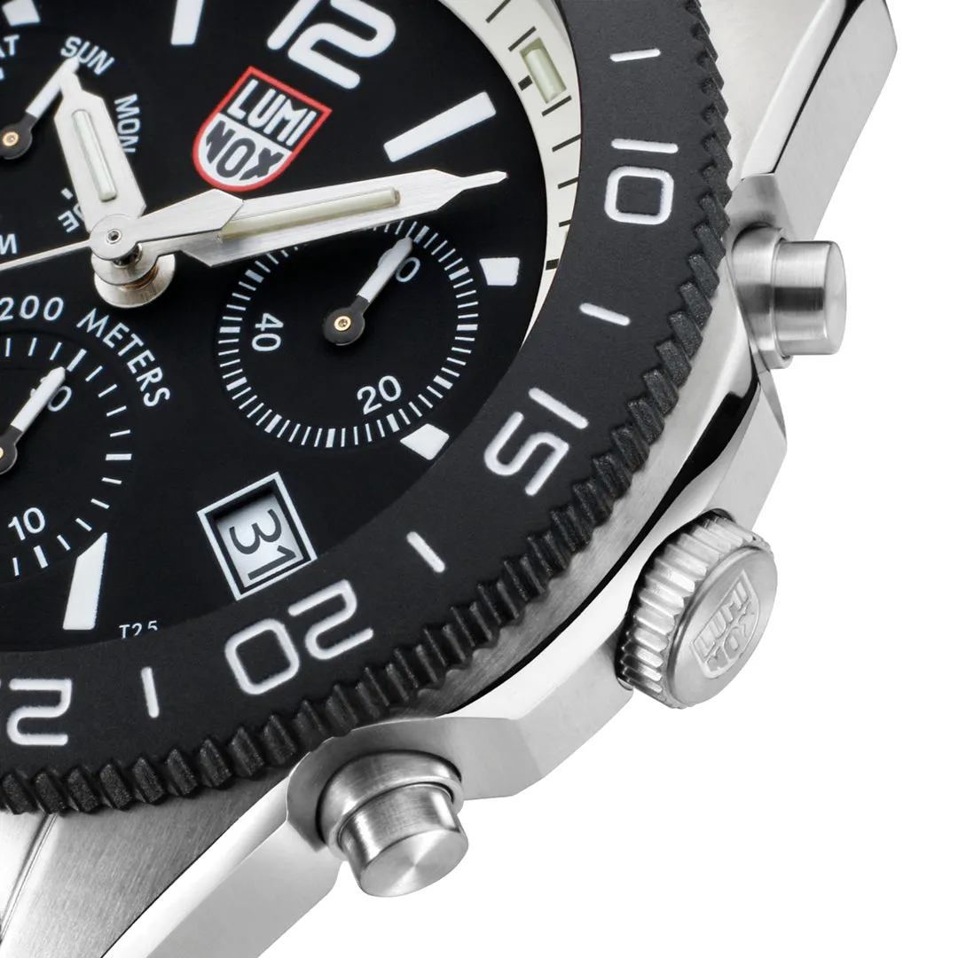 LMX Watch Sea Pacific Diver Chronograph 314 Black White