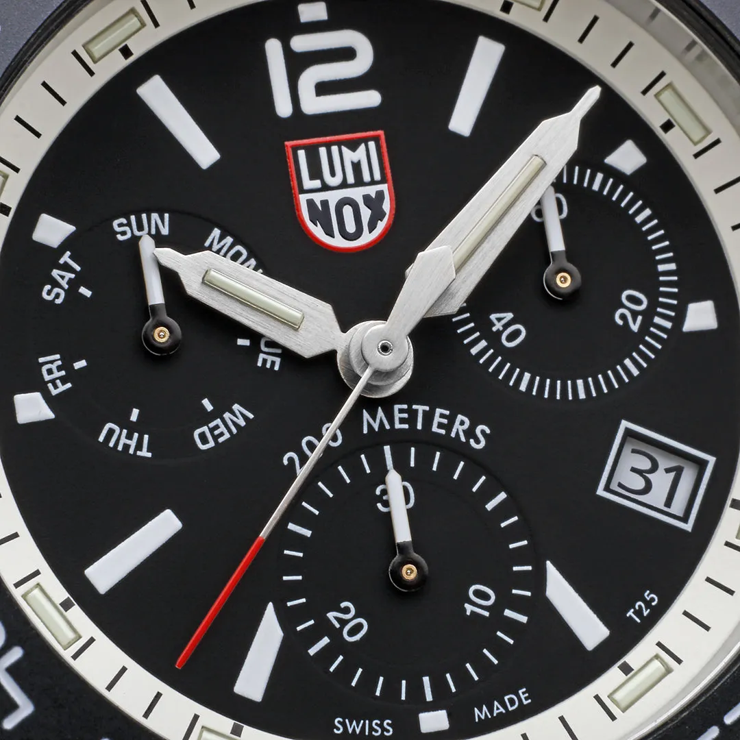 LMX Watch Sea Pacific Diver Chronograph 314 Black White