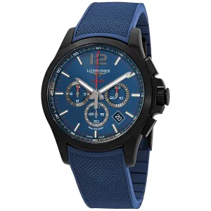 Longines Conquest V.H.P. Chronograph Quartz Blue Dial Men's Watch L37272969 L3.727.2.96.9