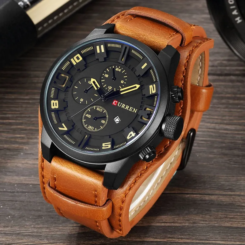 Men's  Top Brand Luxury Fashion & Casual Business Quartz Watch