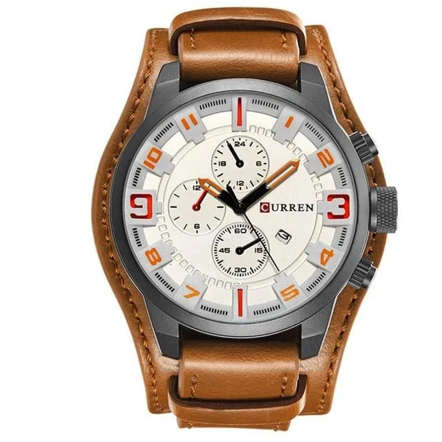 Men's  Top Brand Luxury Fashion & Casual Business Quartz Watch