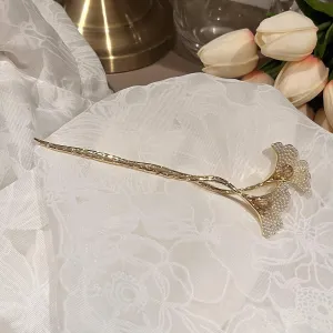 Metal Ginkgo Biloba Hairpin