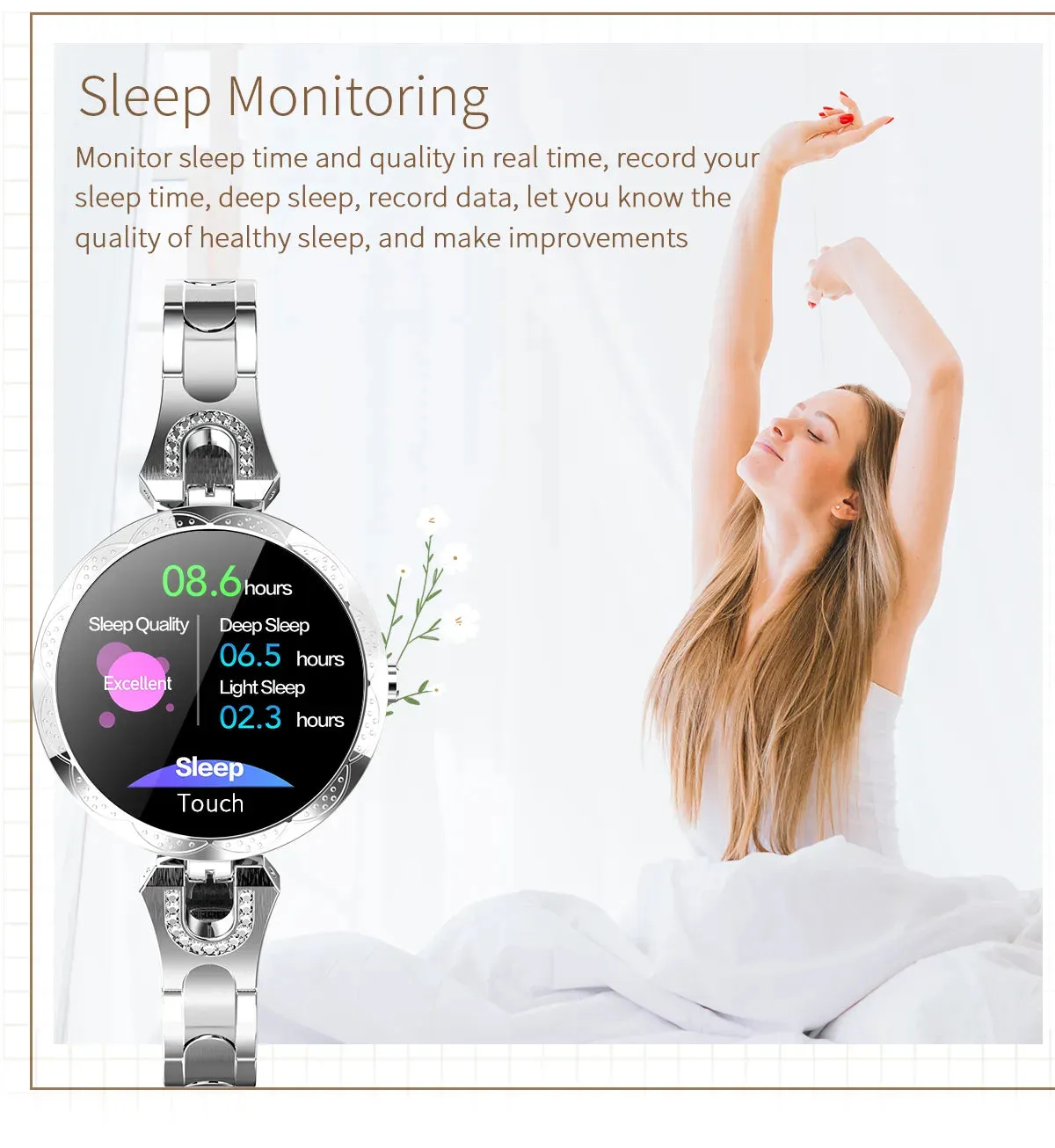 Metallic Minimalist Lady Smartwatch