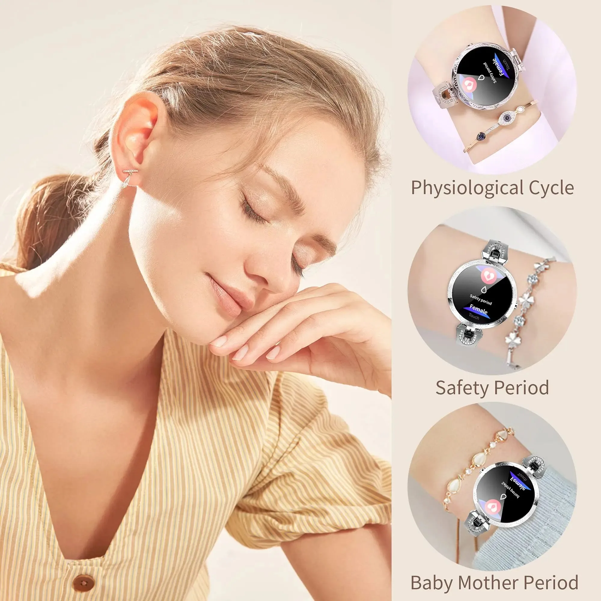Metallic Minimalist Lady Smartwatch
