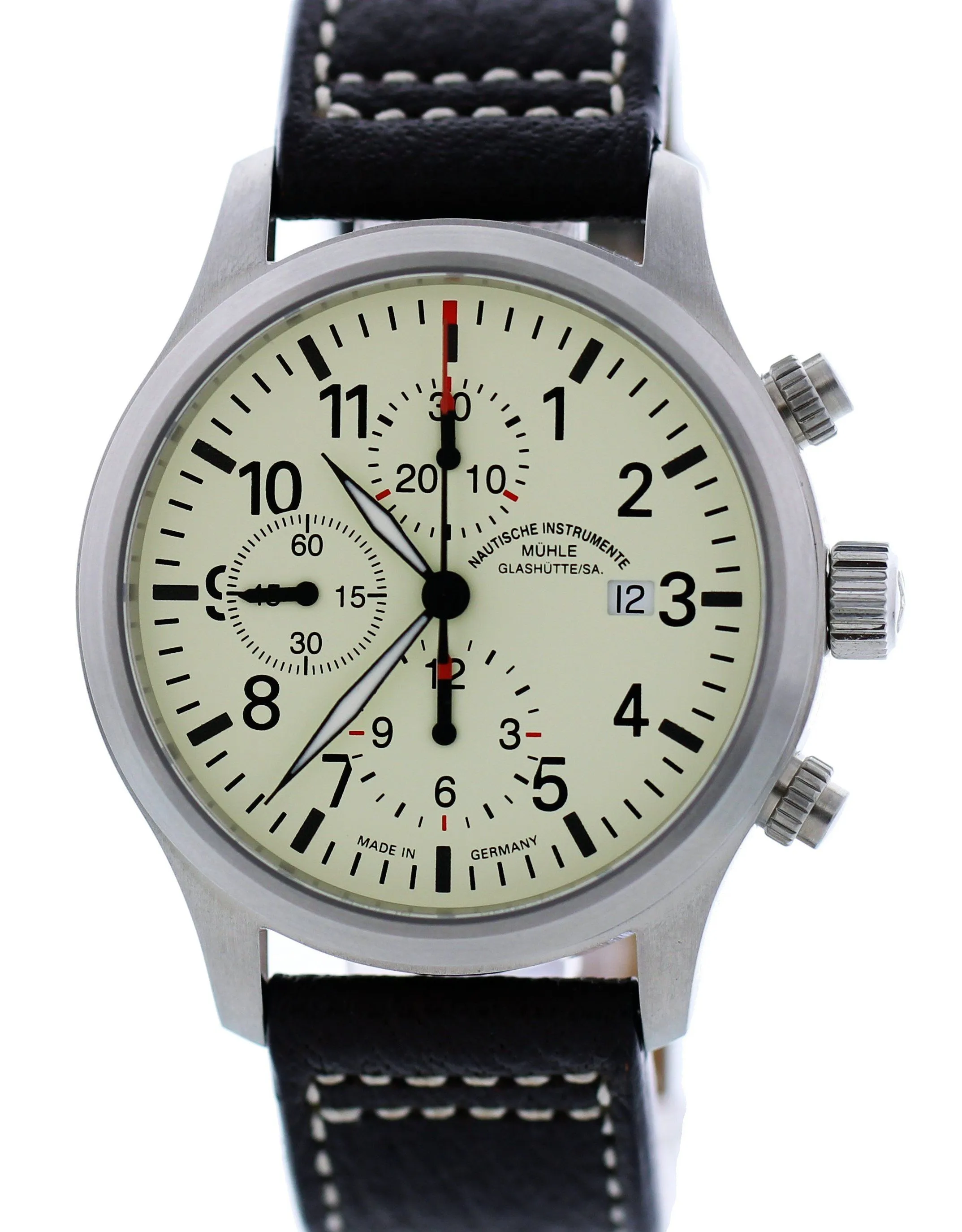 MÃ¼hle GlashÃ¼tte Terrasport I Chronograph M1-37-70-LB Box and Papers