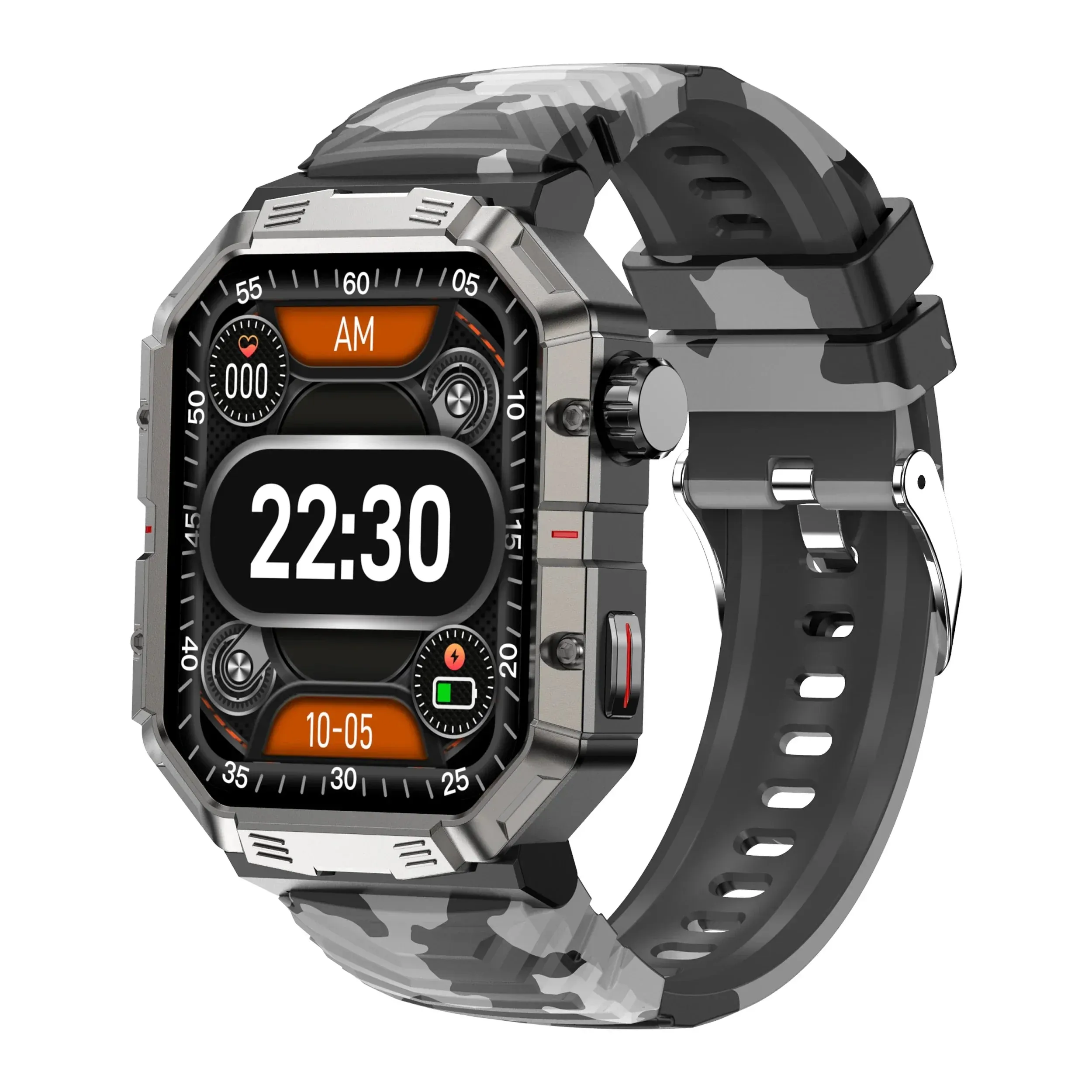 Military Outdoor SmartWatch: Track Fitness