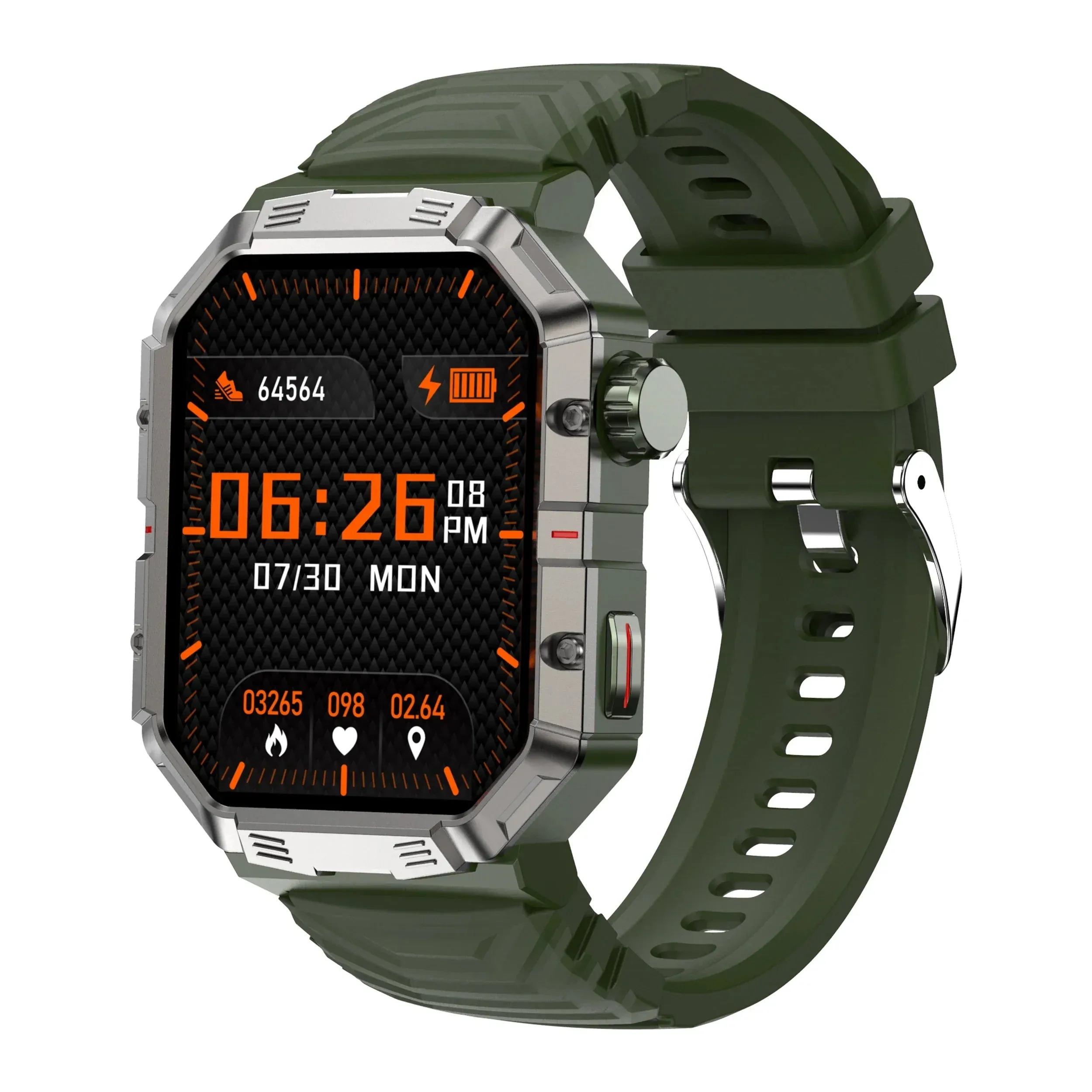 Military Outdoor SmartWatch: Track Fitness