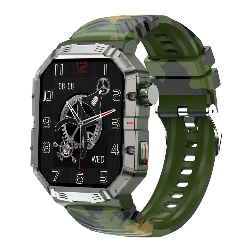 Military Outdoor SmartWatch: Track Fitness