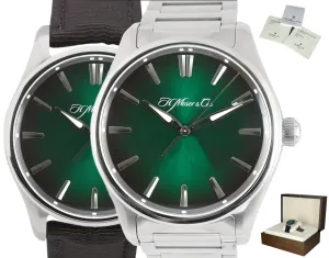 MINT H. Moser & Cie. Pioneer Centre Seconds Cosmic Green 42.8mm 3200-1202 Watch