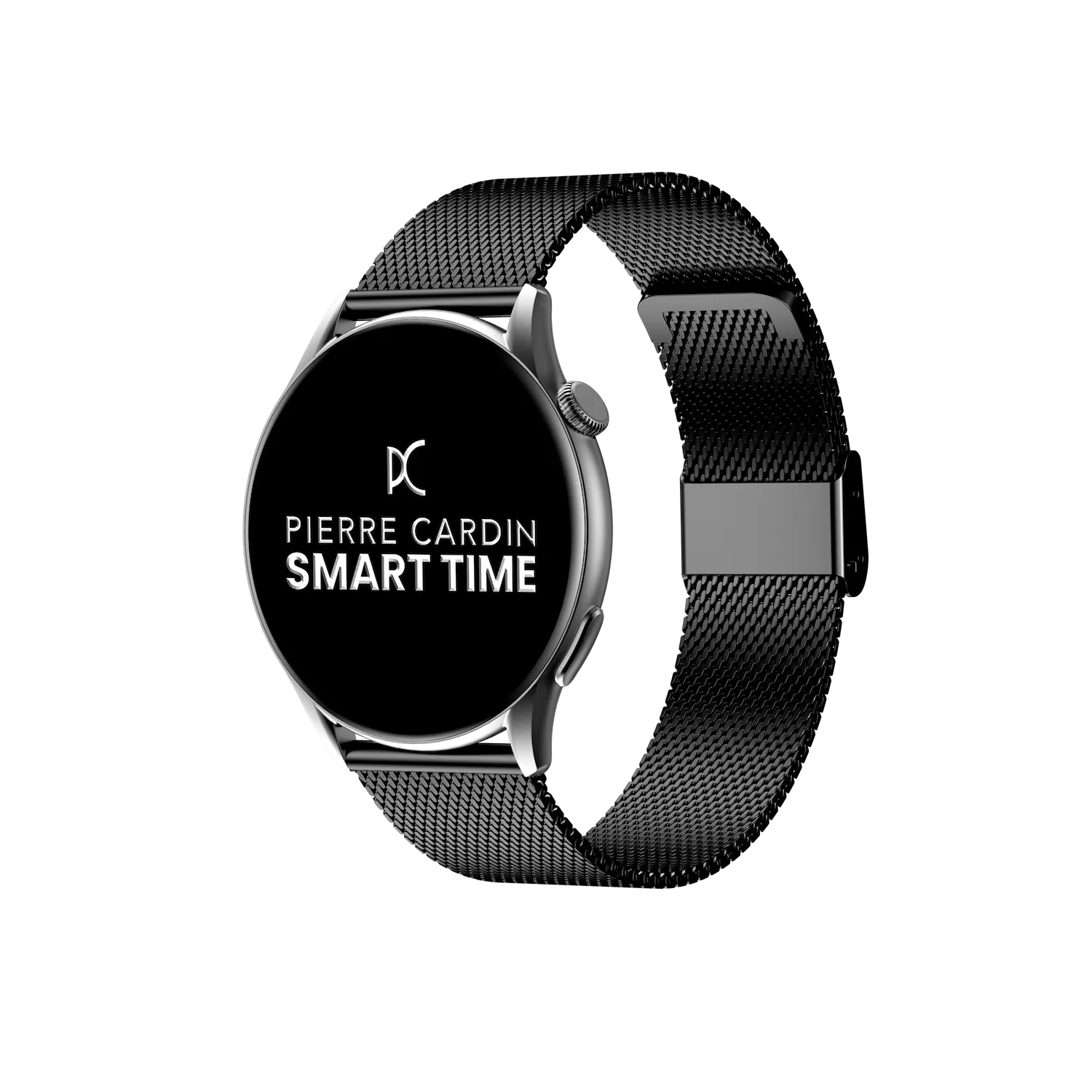 Montre Connectée 1.43" AMOLED Black Case with Black Mesh Band