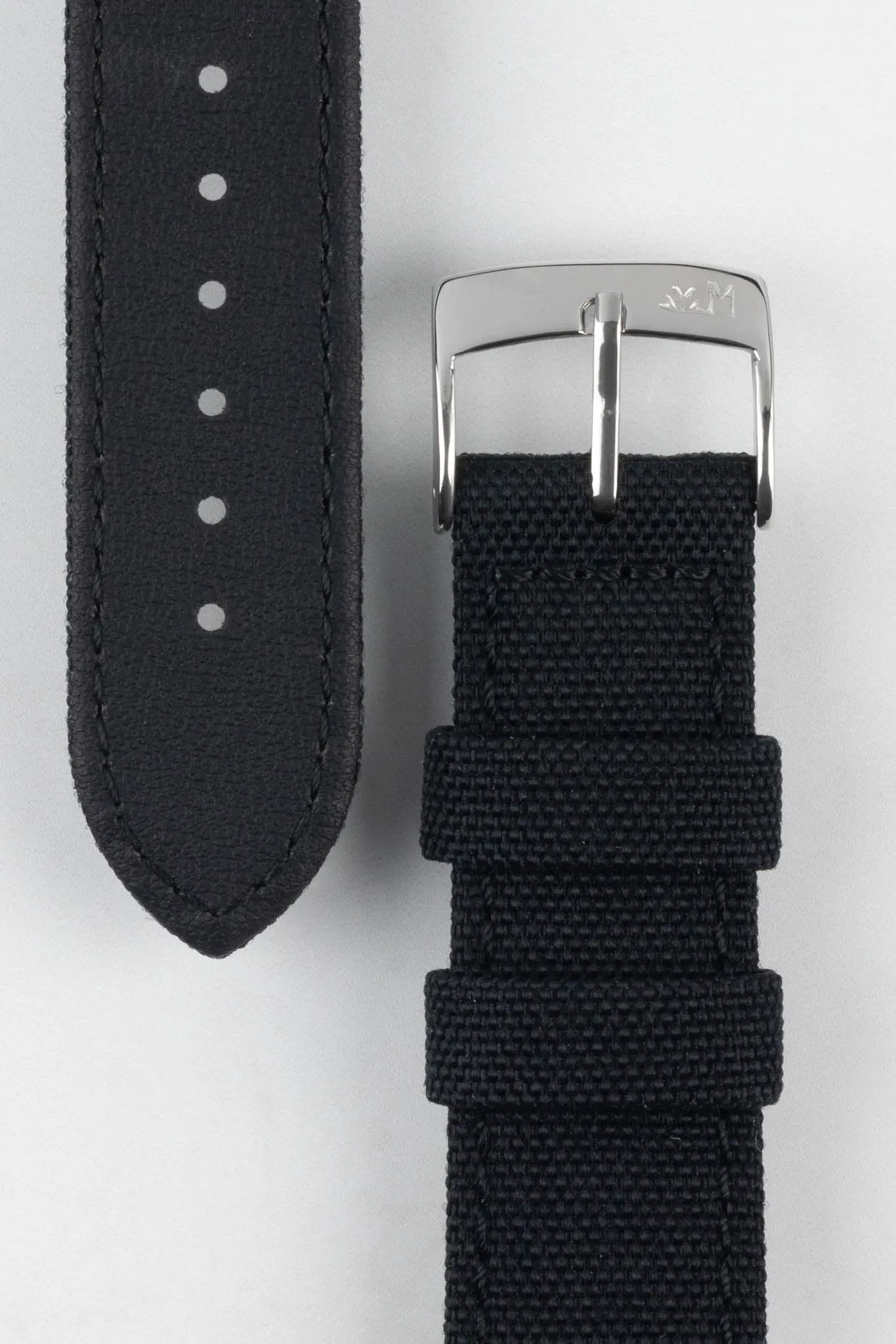 Morellato CORDURA 2 Water-Resistant Fabric Watch Strap in BLACK