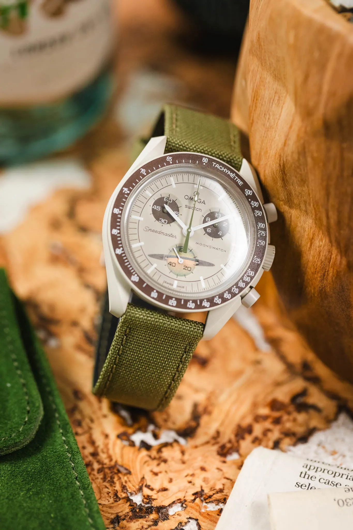 Morellato CORDURA 2 Water-Resistant Fabric Watch Strap in GREEN