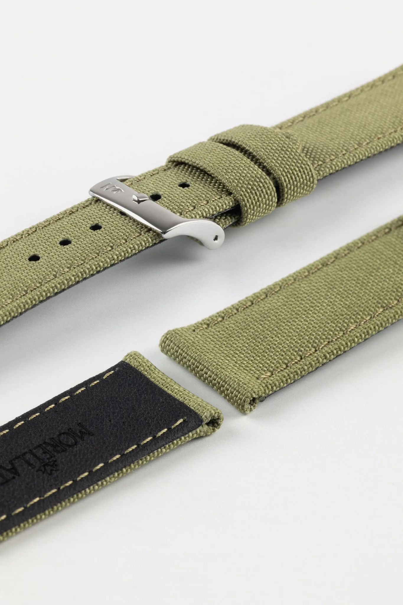 Morellato CORDURA 2 Water-Resistant Fabric Watch Strap in GREEN
