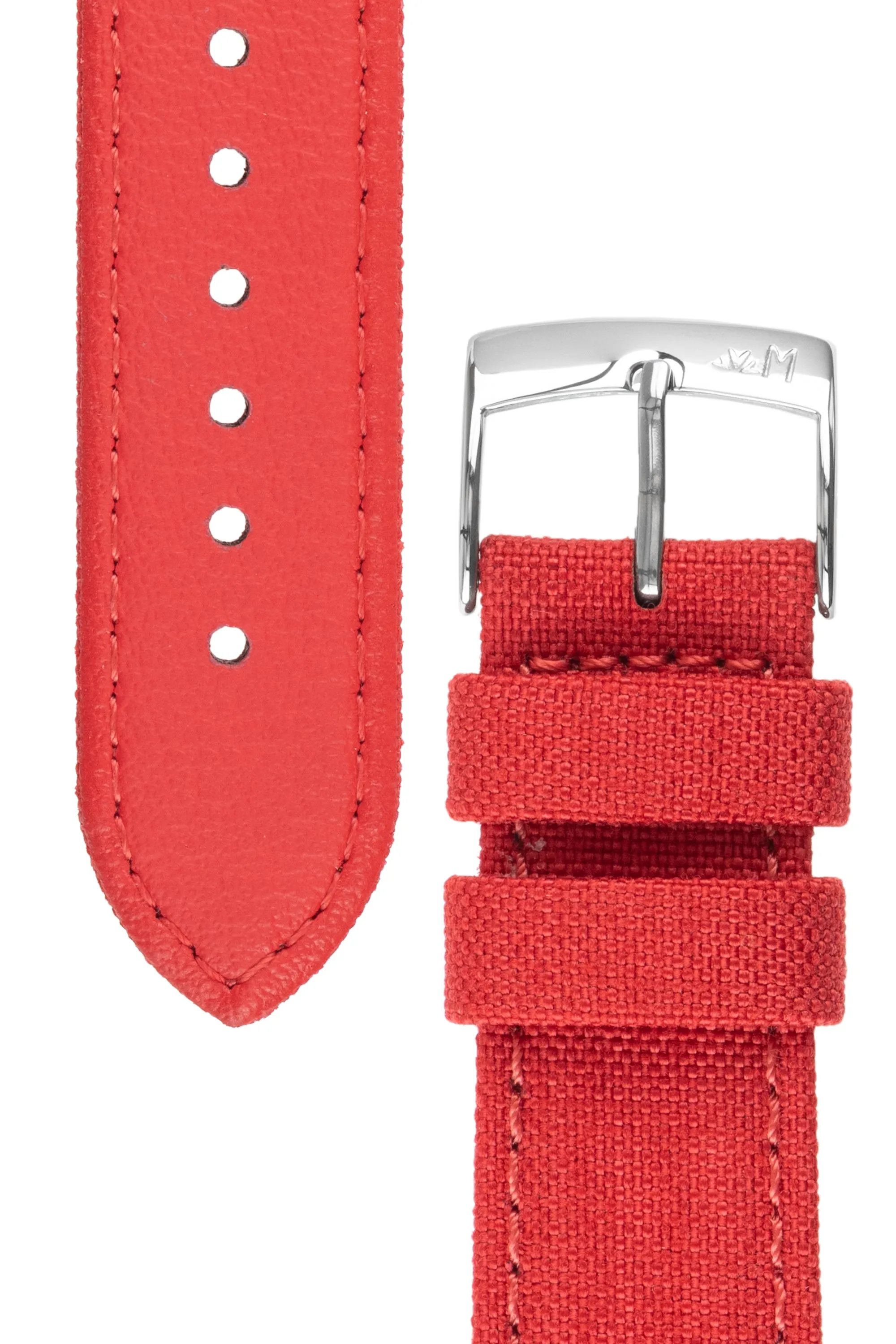 Morellato CORDURA 2 Water-Resistant Fabric Watch Strap in RED
