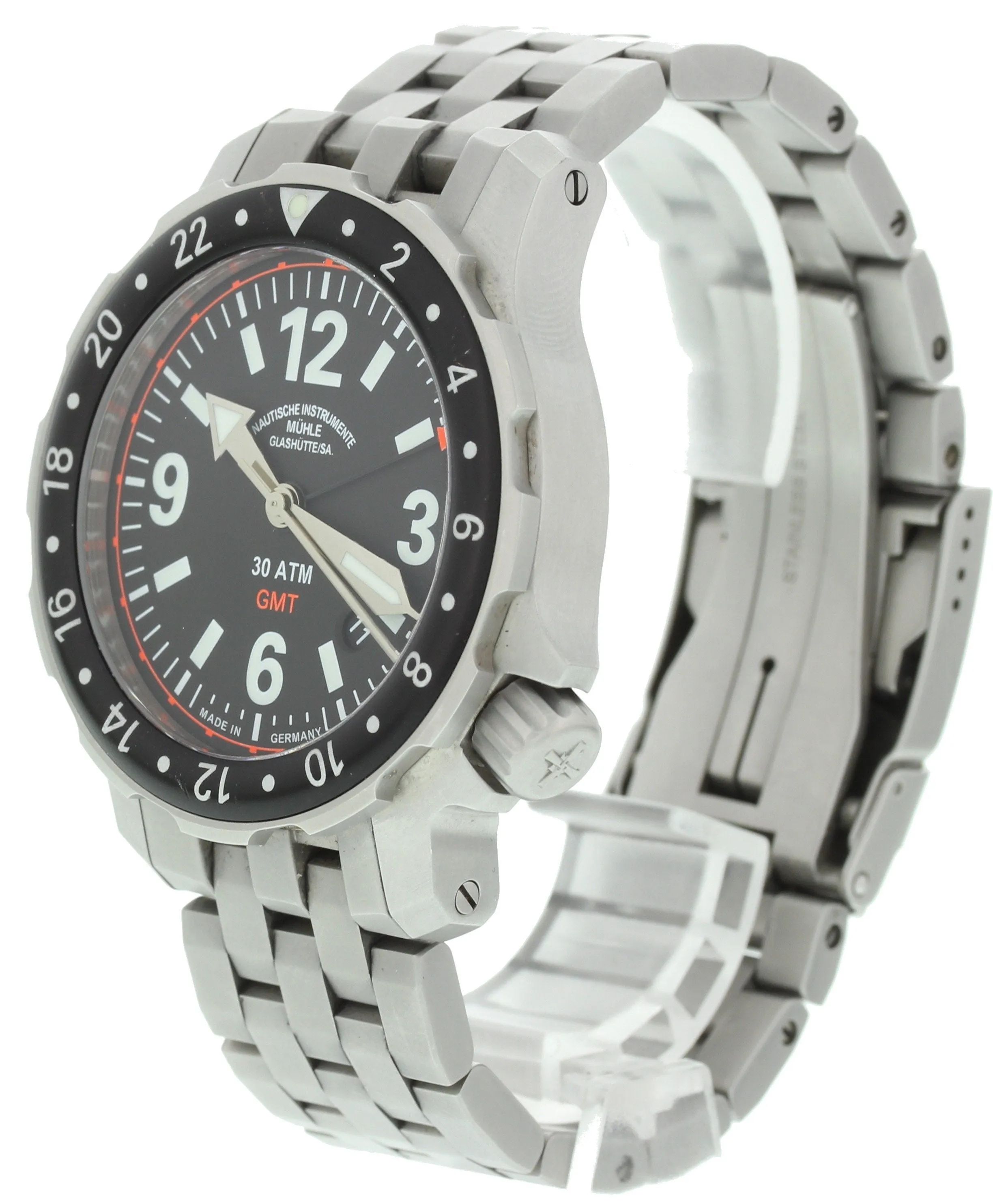 Muhle Glashutte Edelstahhl GMT M1-28-50