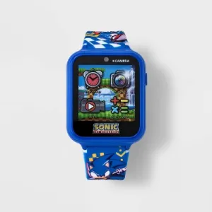 New - Boys' Sega Sonic the Hedgehog Interactive Smart Watch - Blue