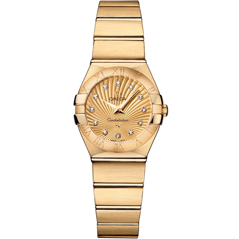 Omega Constellation 24 mm, yellow gold on yellow gold