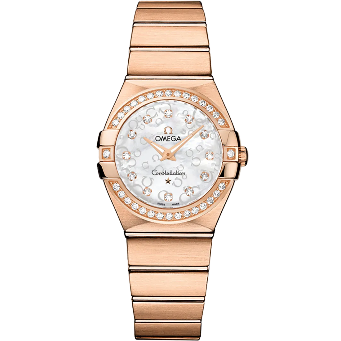 Omega Constellation 27 mm, red gold on red gold