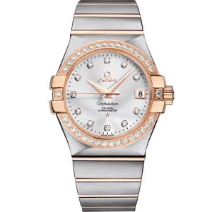 Omega Constellation 35 mm, steel - red gold on steel - red gold