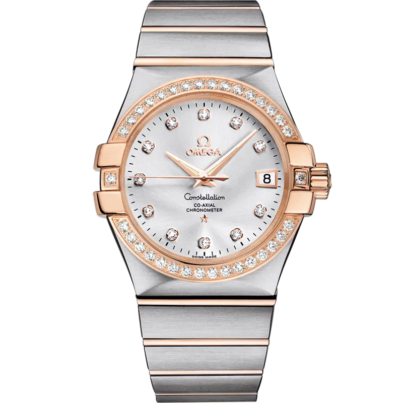 Omega Constellation 35 mm, steel - red gold on steel - red gold