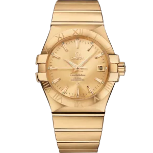 Omega Constellation 35 mm, yellow gold on yellow gold