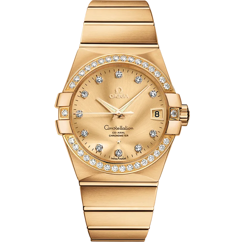 Omega Constellation 38 mm, yellow gold on yellow gold