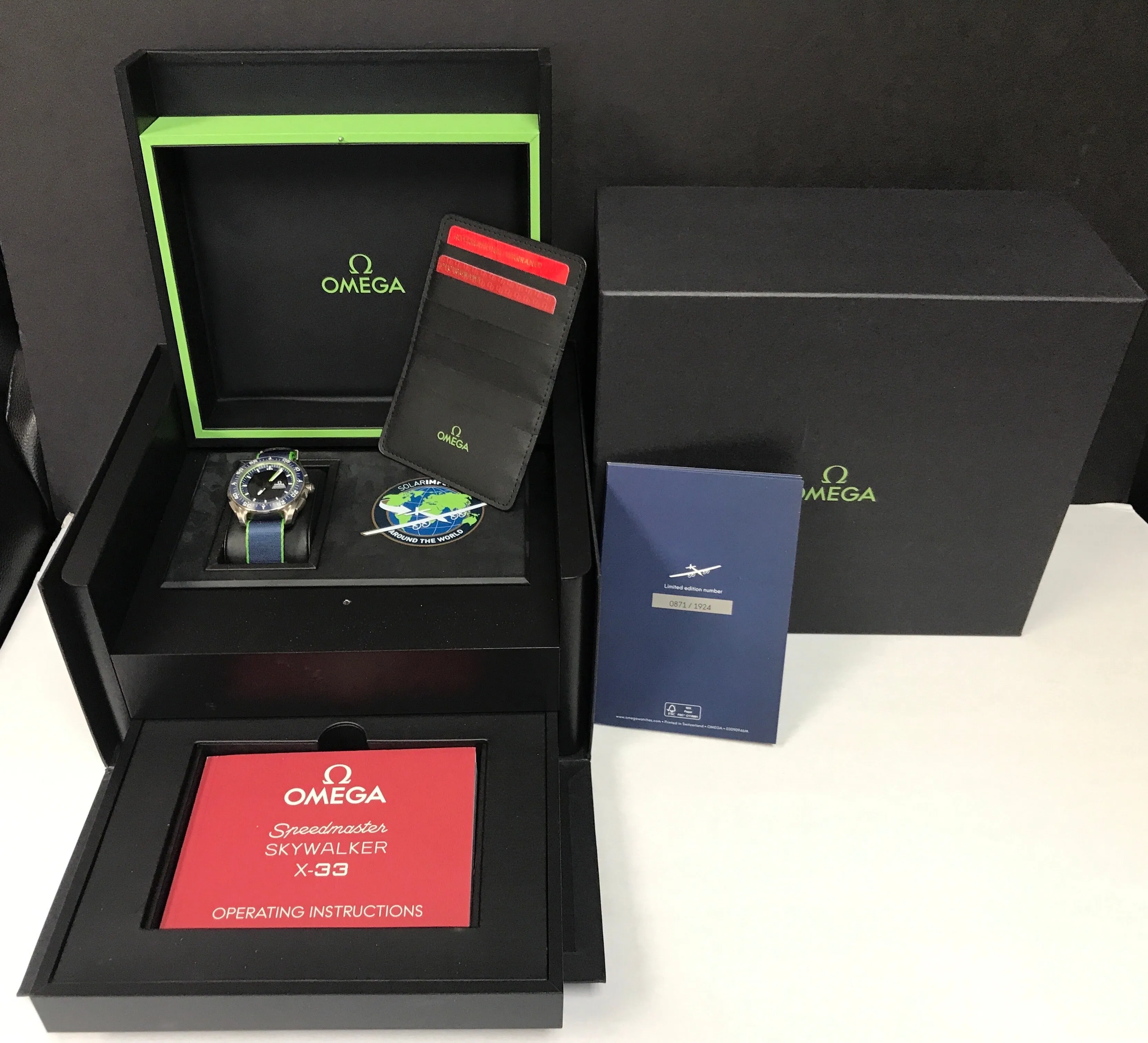 Omega Skywalker X 33 Chronograph Speedmaster 318.92.45.79.03.001 Black Dial Quartz Men's Watch