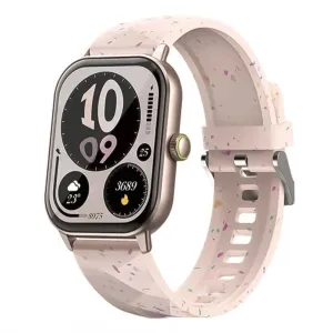 Oraimo Watch 5 OSW-805 Smart Watch Berry Gray Case With Berry Gray Silicone Strap
