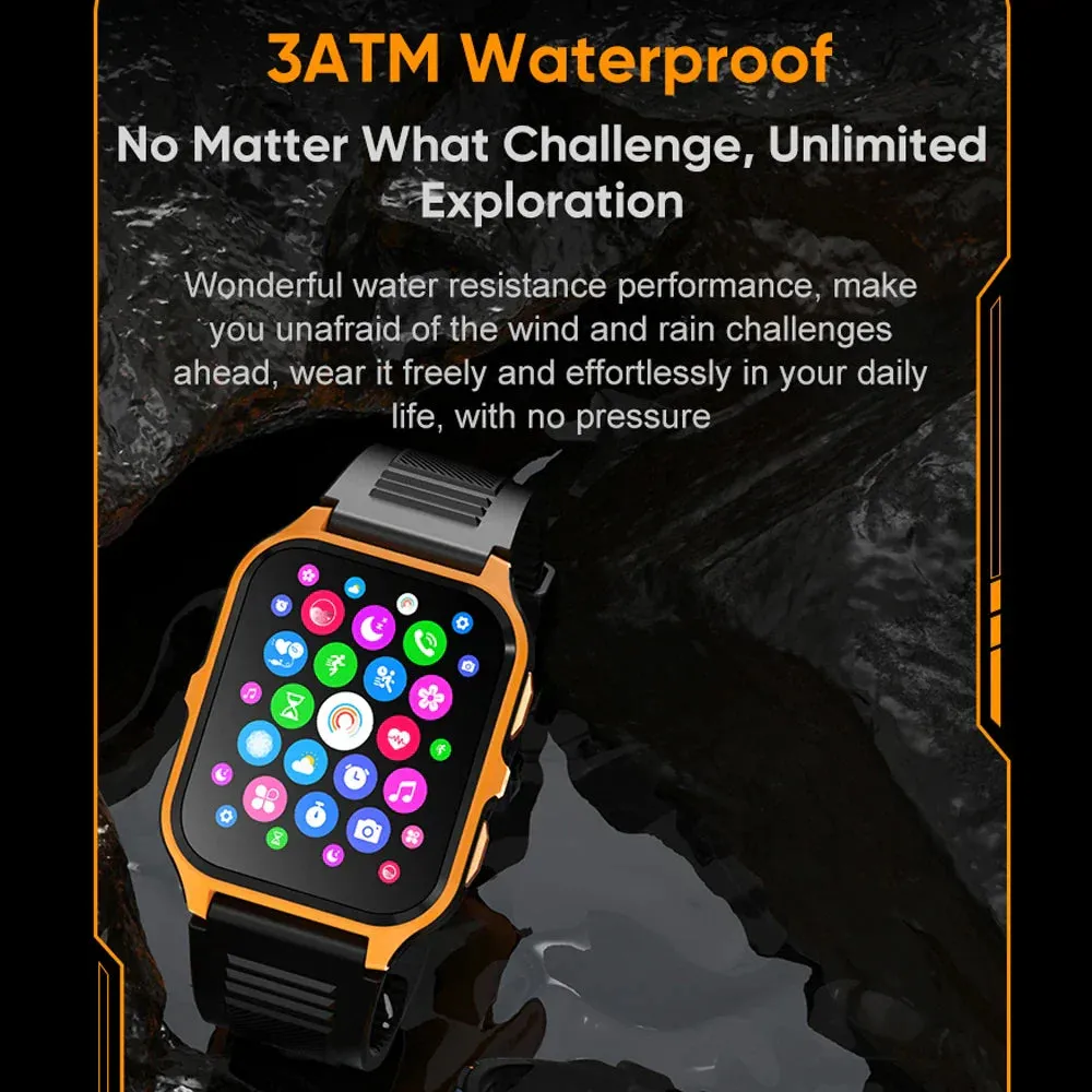 Outdoor Military Bluetooth Call Smart Watch