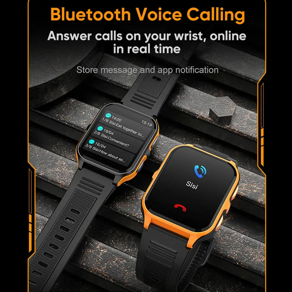 Outdoor Military Bluetooth Call Smart Watch