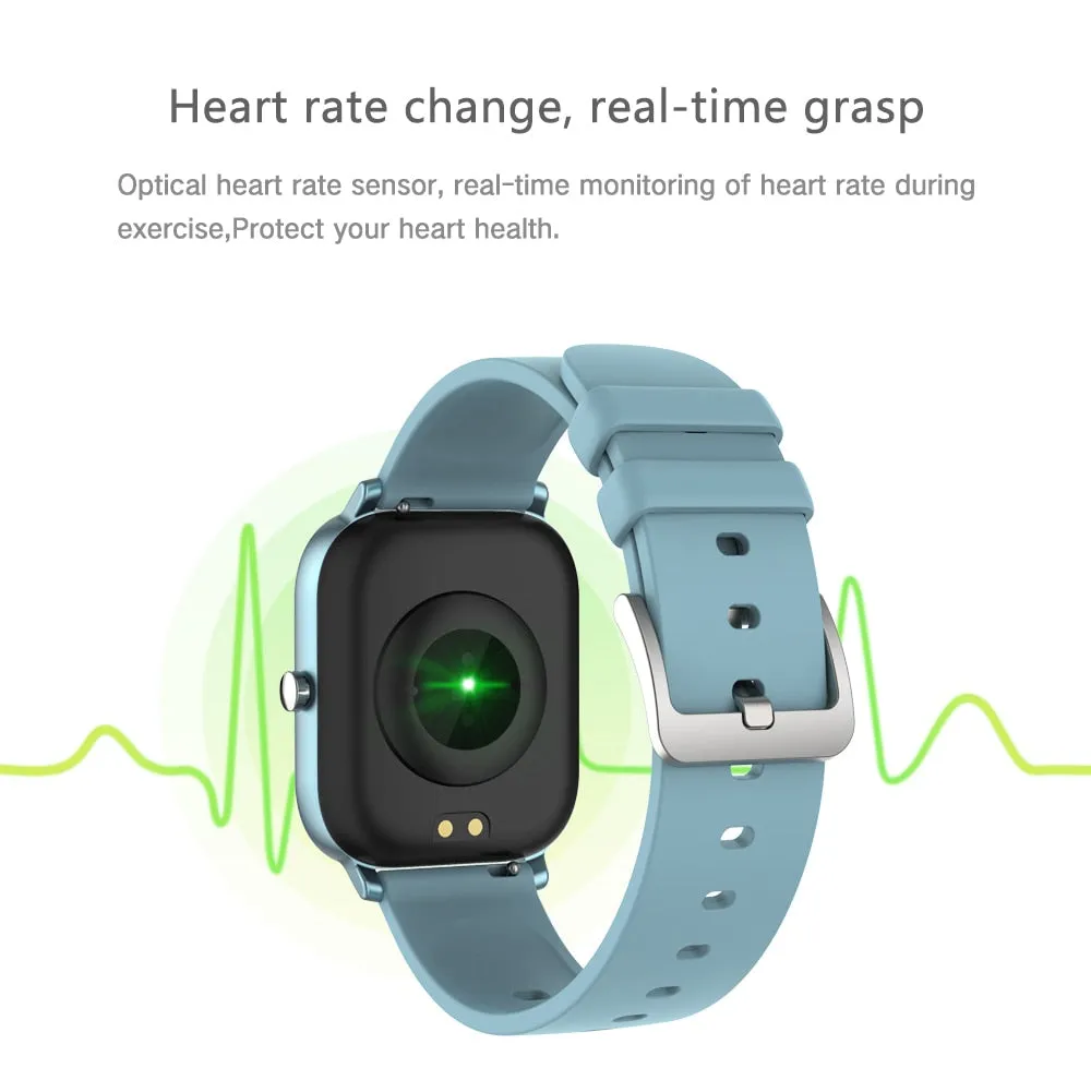 P8 1.4 inch Smart Watch Men Full Touch Smartwatch Fitness Tracker Blood Pressure Fitness Tracker Smart Clock Women Smartwatch.