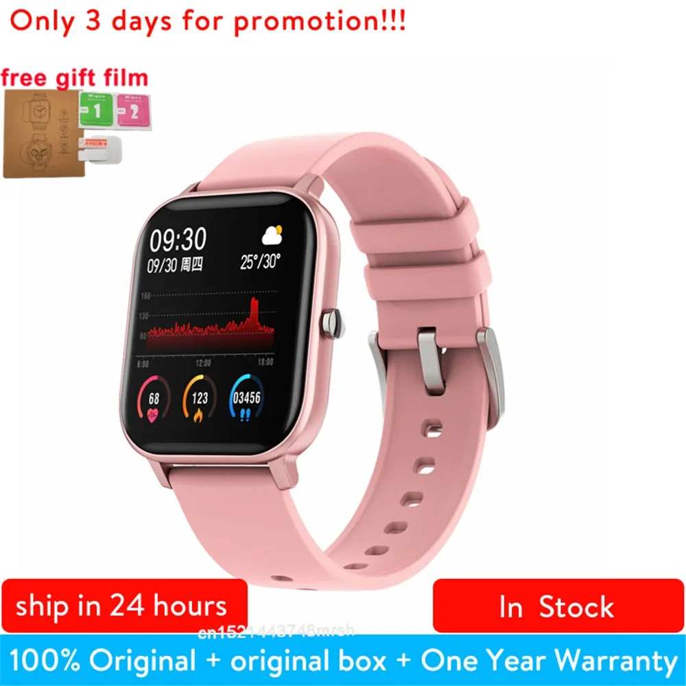 P8 1.4 inch Smart Watch Men Full Touch Smartwatch Fitness Tracker Blood Pressure Fitness Tracker Smart Clock Women Smartwatch.